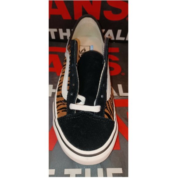Vans Style 36 Decon Sf (Animal Stripes) Black Marshmallow Womens 5.5 VNOA5HYR9ZY - Picture 5 of 11